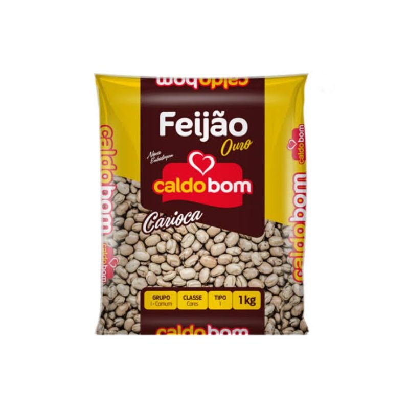 Caldo Bom Feijão Carioca 1Kg Bell Mart