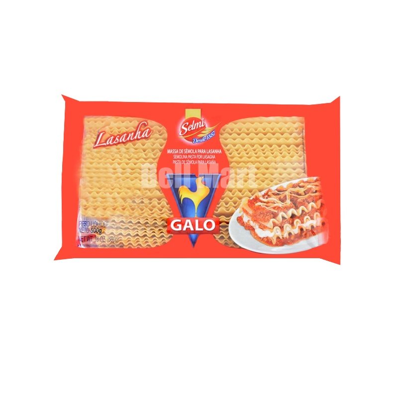 Galo Massa para Lasanha 500gr.