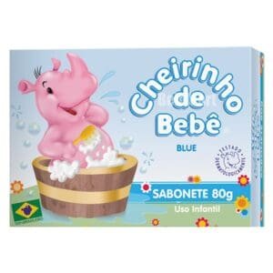 Cheirinho de Bebê Sabonete Azul 80g