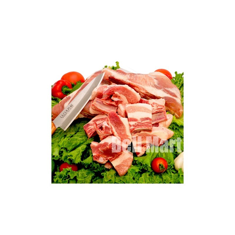 Costelinha de Porco com osso Bloco 1kg