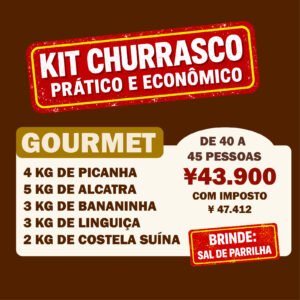 Kit Churrasco Gourmet (40 a 50 pessoas)