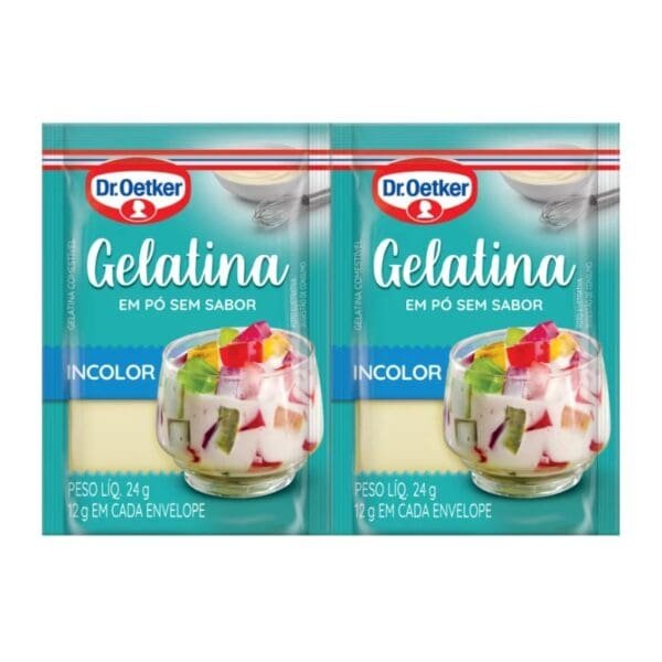 Oetker Gelatina Incolor sem Sabor 24g