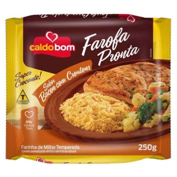 Caldo Bom Farofa 2x250g Validade 31-10-2025