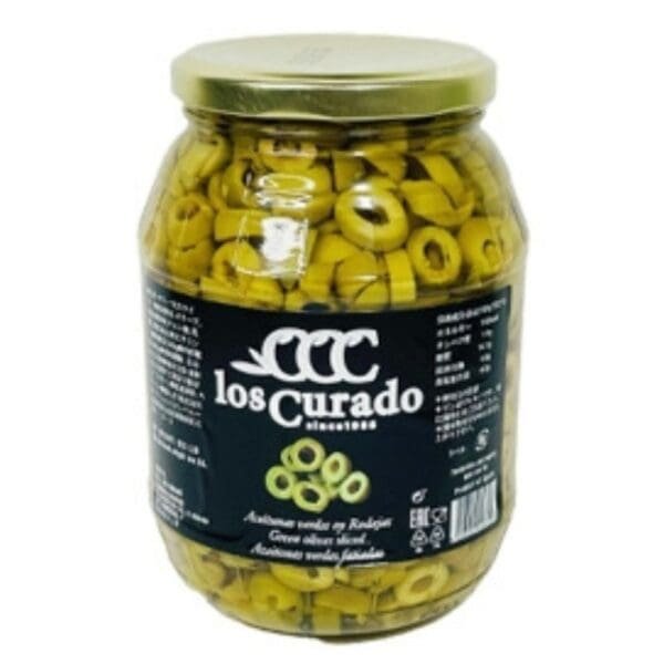 Los Curado Azeitonas Verdes Fatiada 550g