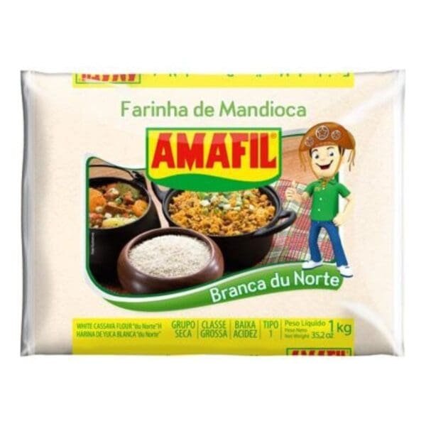 Amafil Farinha de Mandioca Branca Du Norte 1Kg