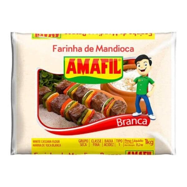 Amafil Farinha de Mandioca Branca 1 Kg