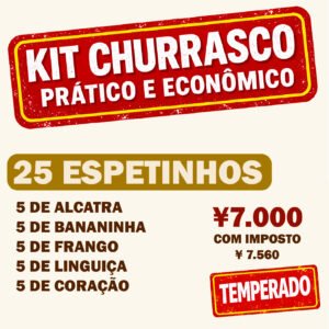 Kit Churrasco Espetinho 25