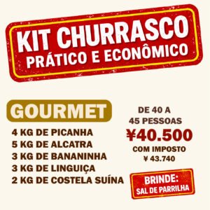 Kit Churrasco Gourmet (40 a 50 pessoas)