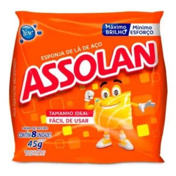 Assolan Esponja de Aço 45g