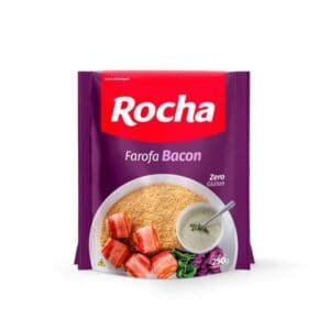 Rocha Farofa Pronta Bacon 250g