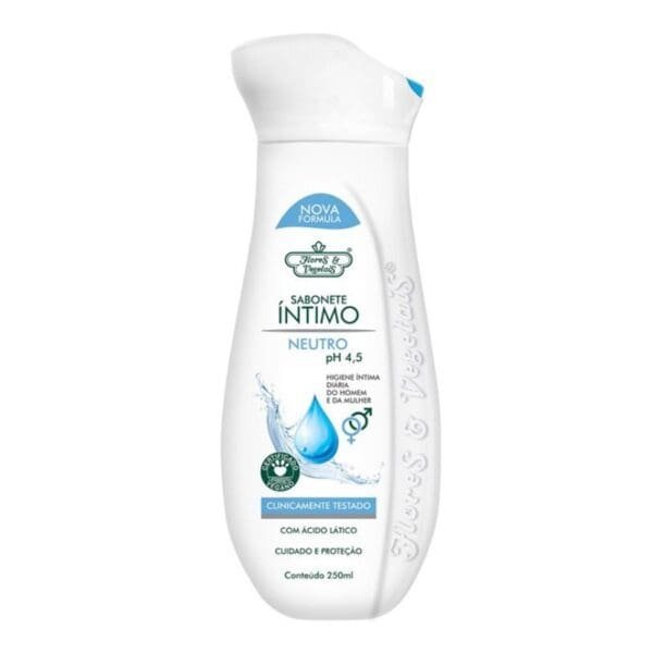 Flores e Vegetais Sabonete Íntimo Neutro 250ml