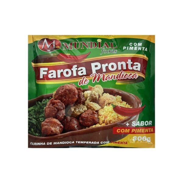 Mundial Farofa de Mandioca com Pimenta 300g
