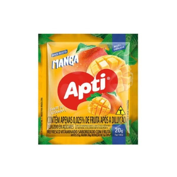 Apti Refresco em Pó Manga 20g