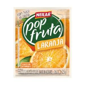 Neilar Pop Fruta Suco em Pó Laranja 25g