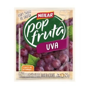 Neilar Pop Fruta Suco em Pó Uva 25g
