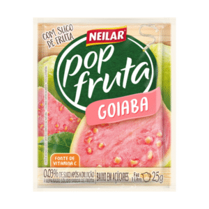 Neilar Pop Fruta Suco em Pó Goiaba 25g