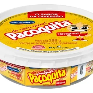 Santa Helena Paçoquita Quadrada Pote 288g 16un