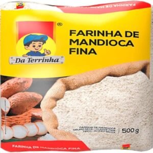Da Terrinha Farinha de mandioca Fina Crua 500g